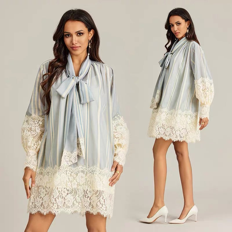 Pankh French Heavy Lace Dress