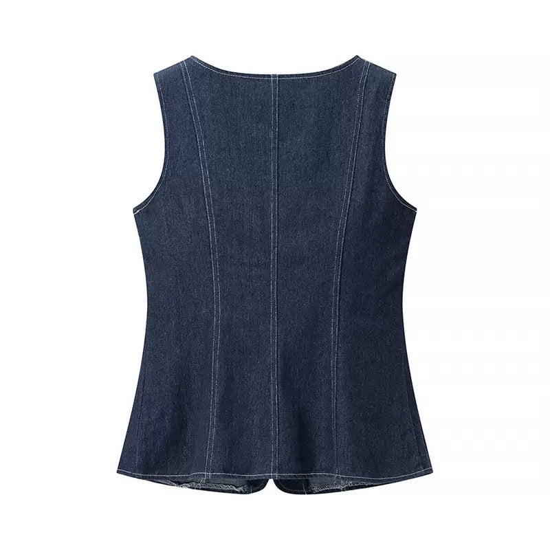 Pankh Dresdo Denim Jacket Top