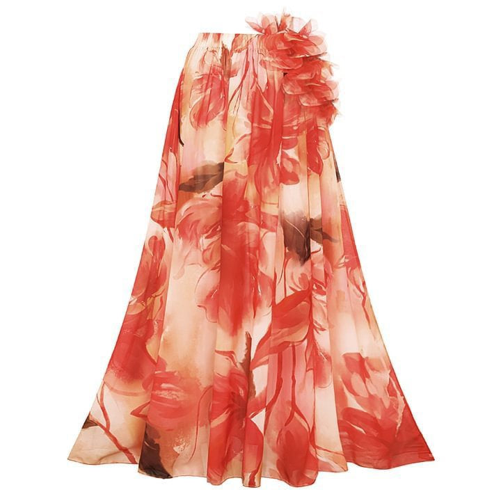 Pankh Venus Monokini Swimsuit With Skirt Set