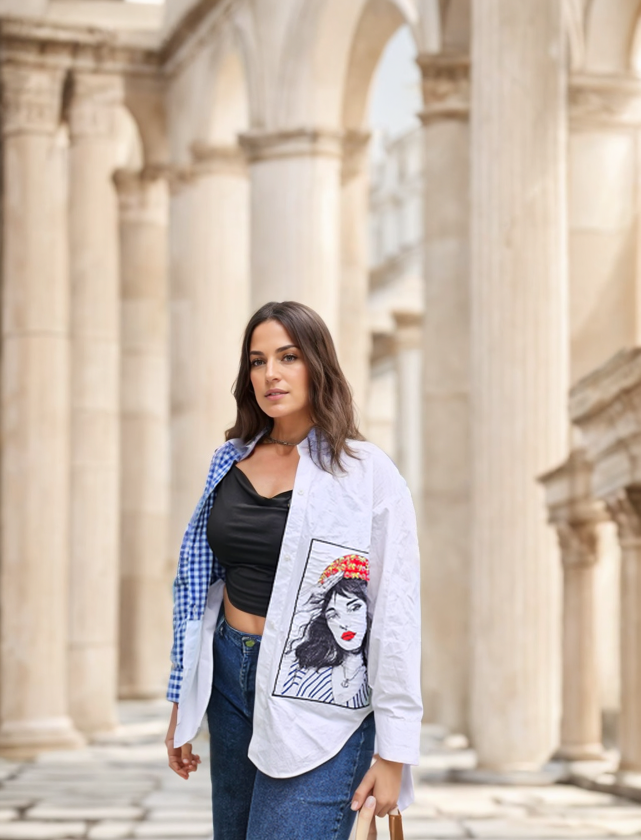 Pankh Trudo Gingham Oversized Quirky Shirts