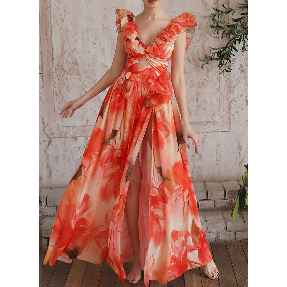 Pankh Venus Monokini Swimsuit With Skirt Set