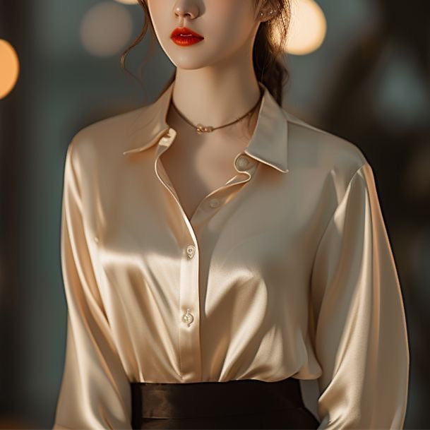 Pankh Lark Satin Party Wear Shirt