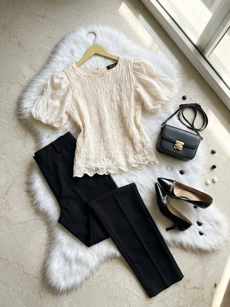 Pankh Lily Summer Linen Silk Top