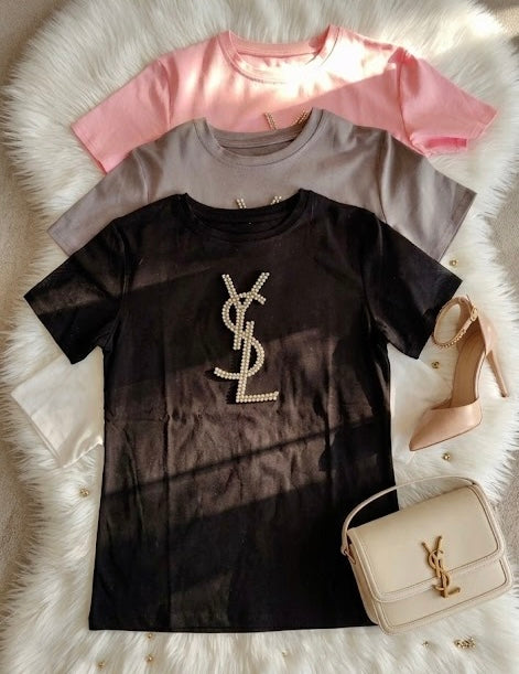 Pankh Laurent Embellished Summer Tee T-Shirt