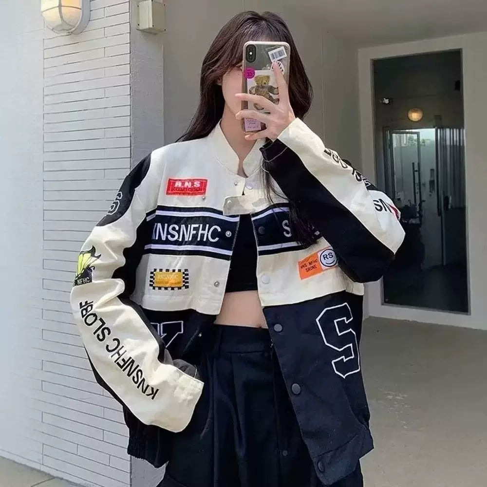 Shefu Biker Convertable Jacket Cum Coord Set