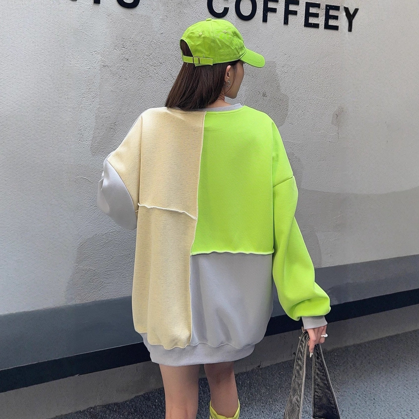 Pankh Stich Oversized Cute Sweat Top