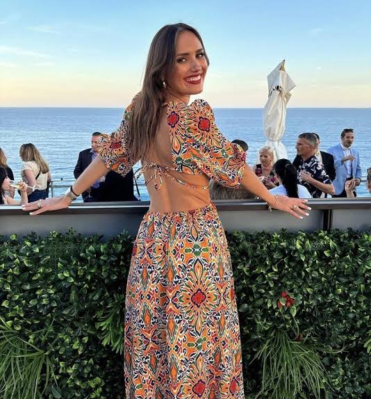 Pankh Bretha Backless Hollow Out Floral Beach Dress