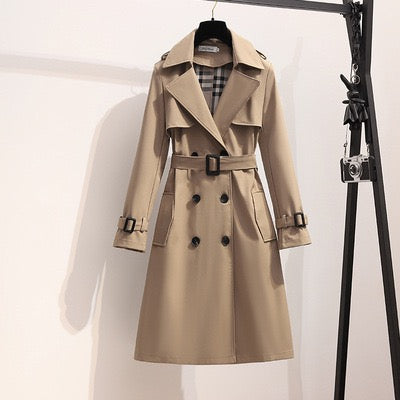 Pankh Bobby Bur Berry Plaid Check Trench Coat