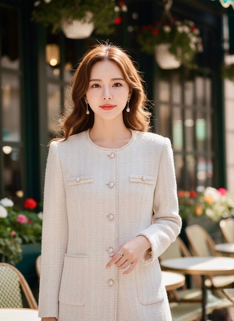 Pankh Ivara Tweed Formal Blazer