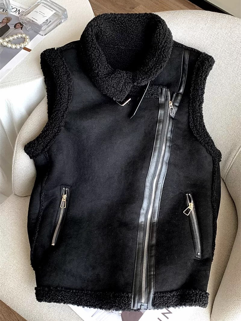 Pankh Seol Sleeveless Women Teddy Jacket