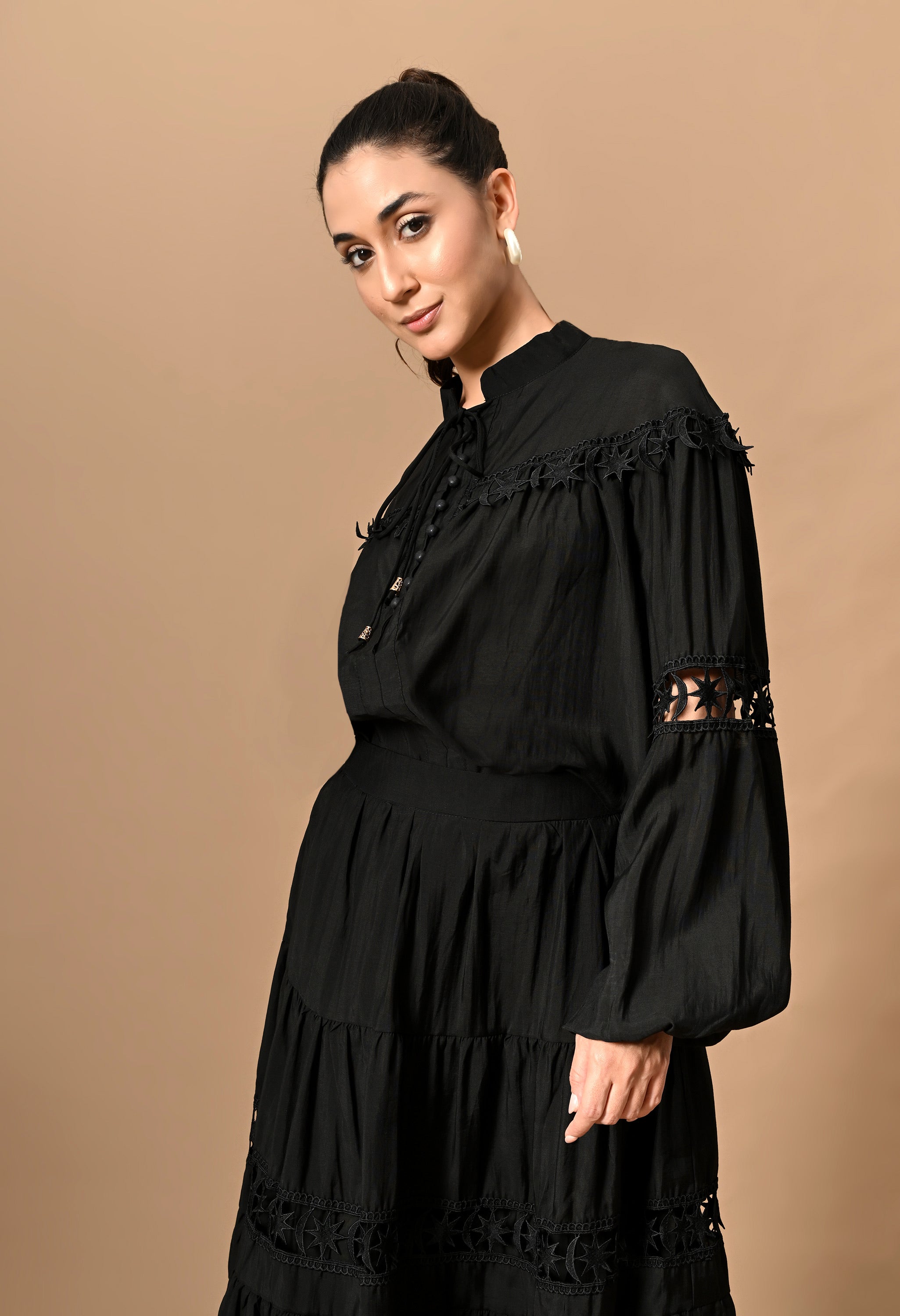 Pankh Stark Oversized Designer Blouse And Skirt Set