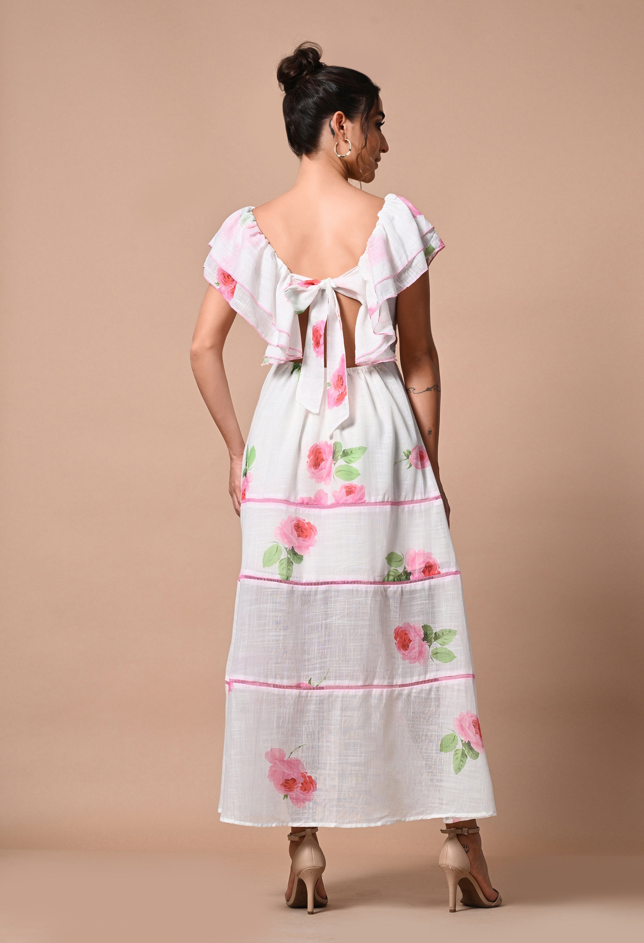 Pankh Annie Floral Printed Summer Maxi Dress