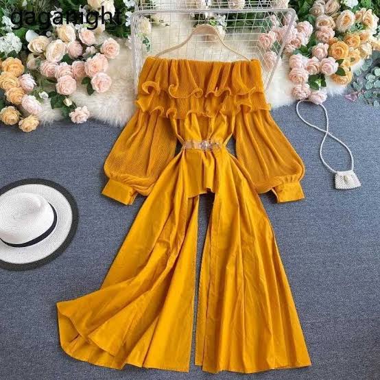 Pankh Gommy High Low Off Shoulder Blouse