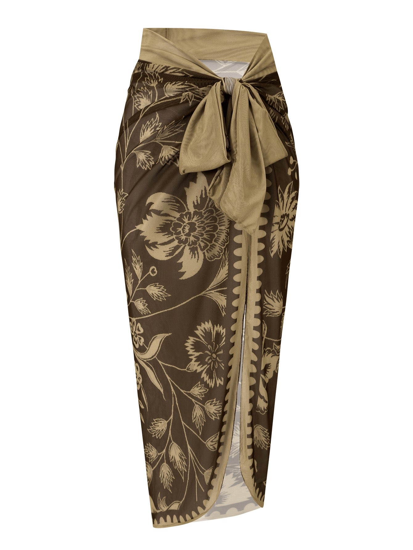 Pankh Amok Padded Monokini & Sarong Swim Set