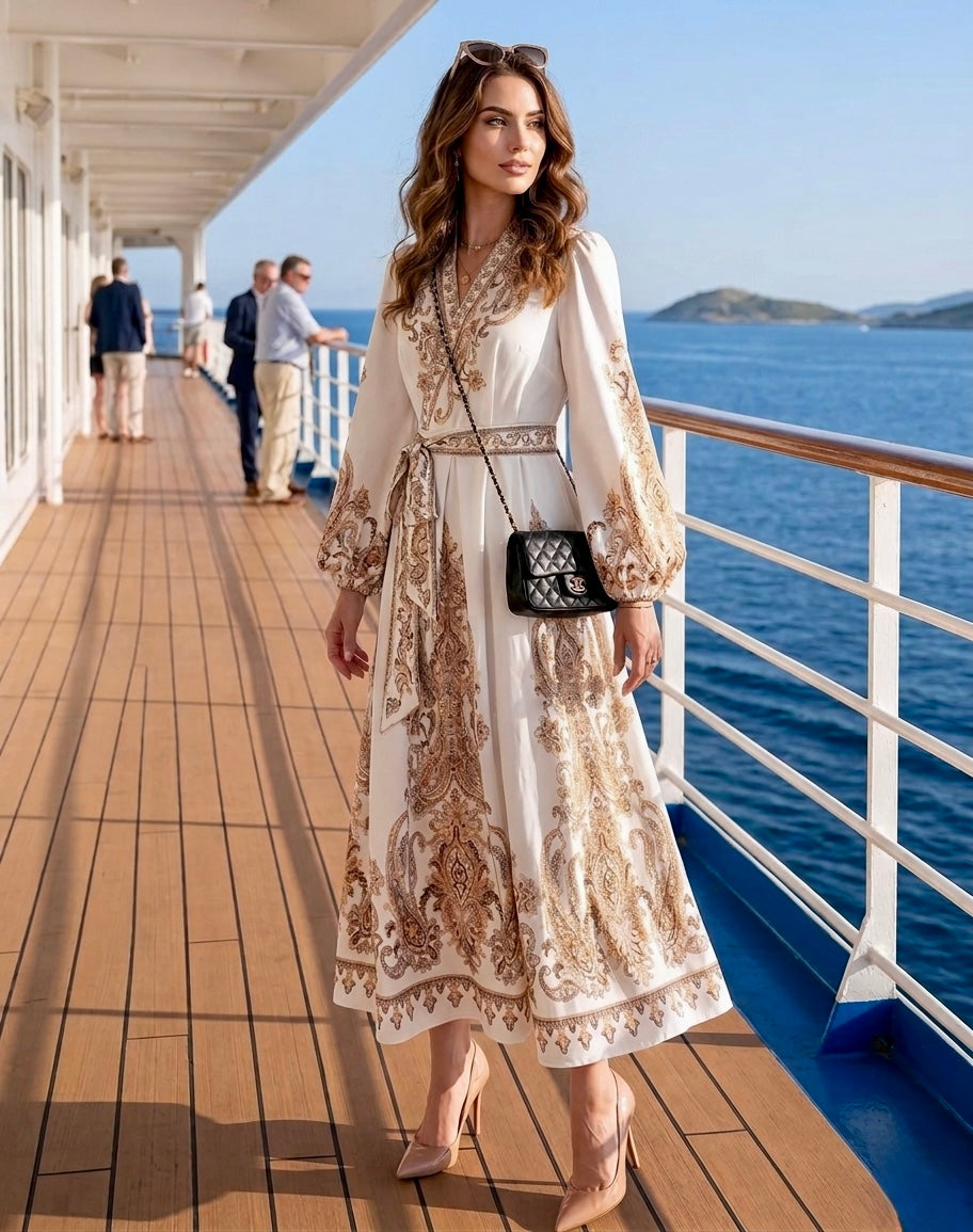 Pankh Hayden Printed Maxi Dress