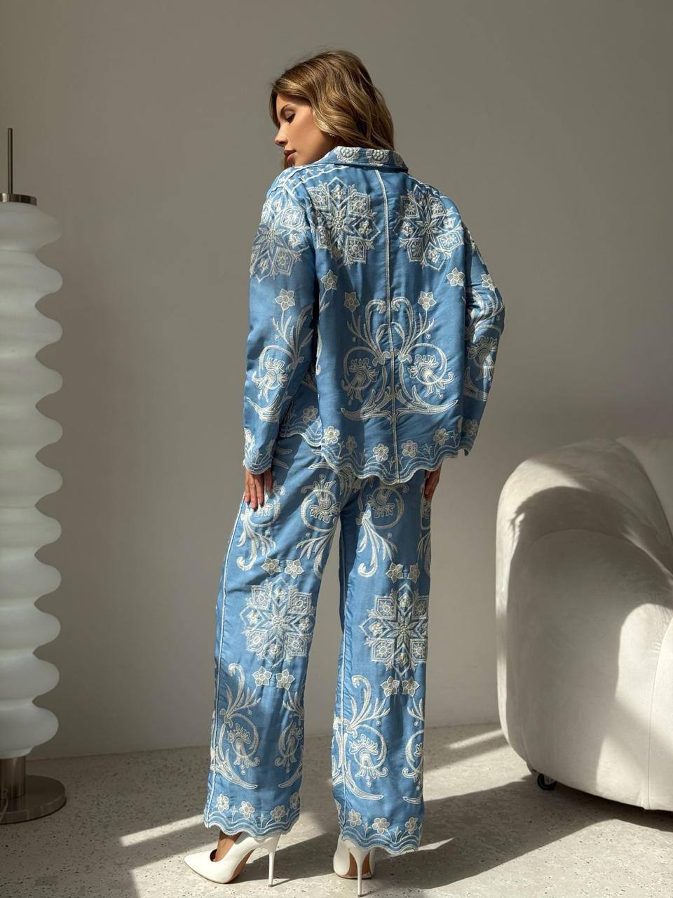 Pankh Edlin Cotton Embroidered Coord Set