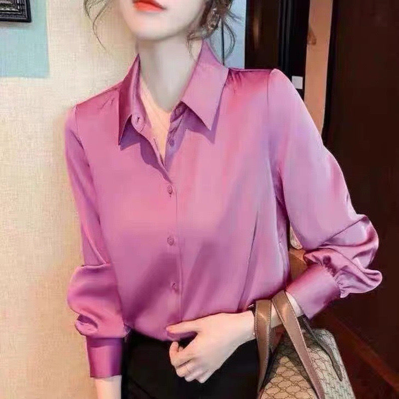 Pankh Lark Satin Party Wear Shirt