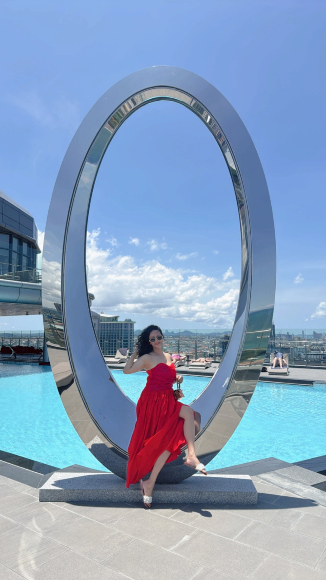 Pankh Siena Off Shoulder Strapless Ruched Silk Midi-Dress