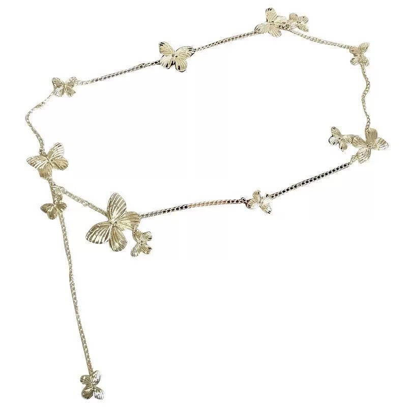 Hilahul Butterfly Retro Metal Waistchain