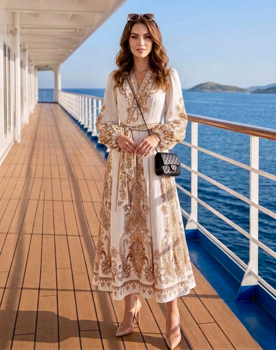 Pankh Hayden Printed Maxi Dress