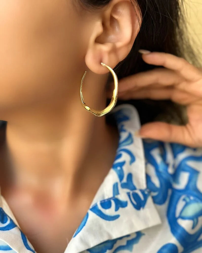 Pankh Glee Elegant Antique Gold Earing