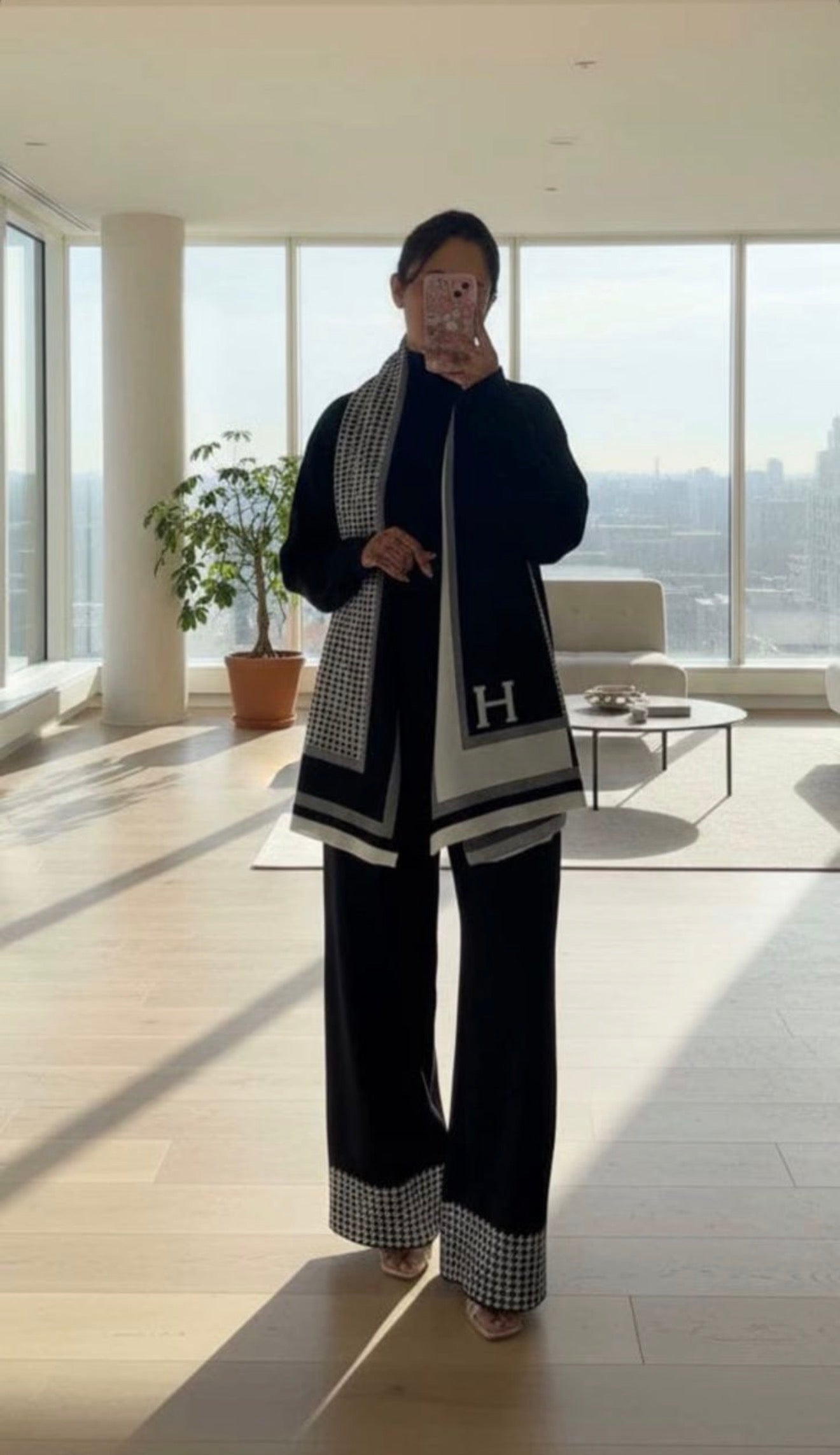 Pankh Ishara Woolen 3 piece Top, Pant with Cape Coord Set