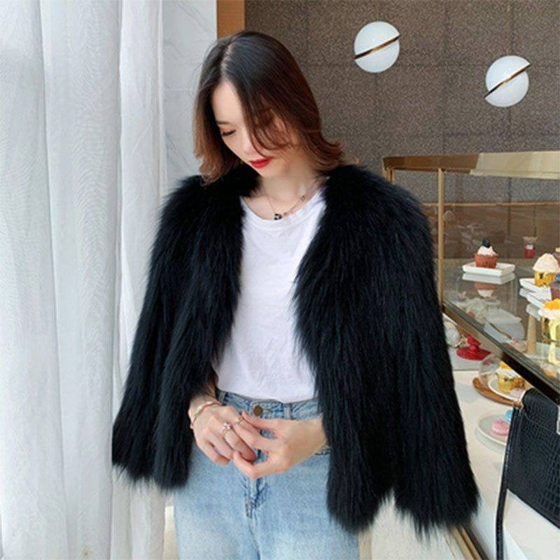 Pankh Gil Women Soft Fur Coat