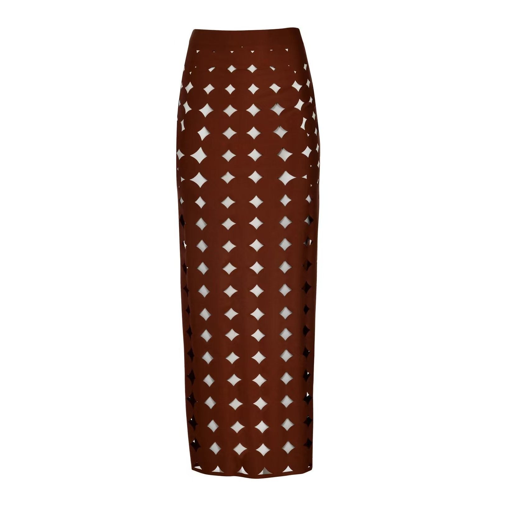 Pankh Kit Laser Cutting Three Peice Bikini Swimsuit With Split Skirt