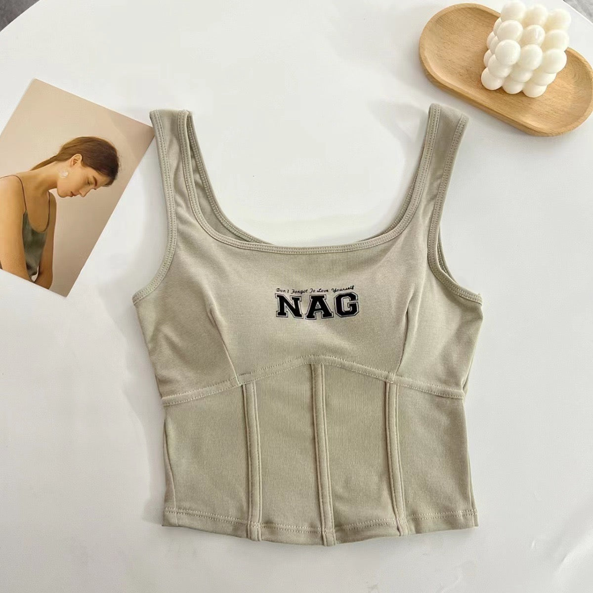 Pankh Nag Inbuilt Bra Padded Tank Top