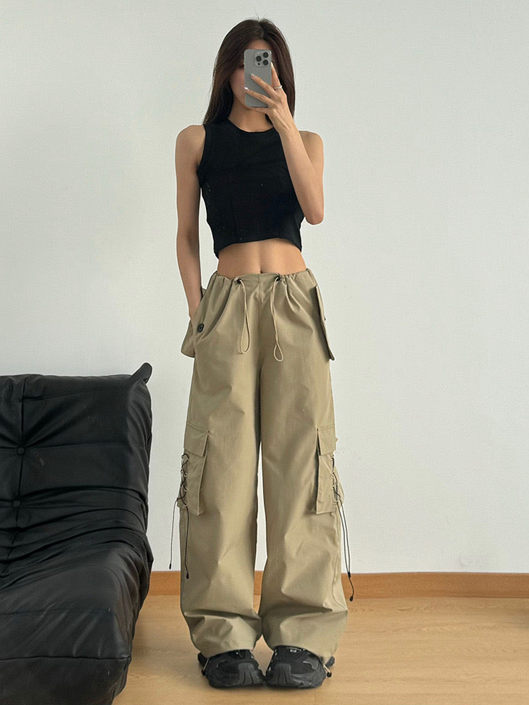 Pankh Berli High Waist Cargo Pants