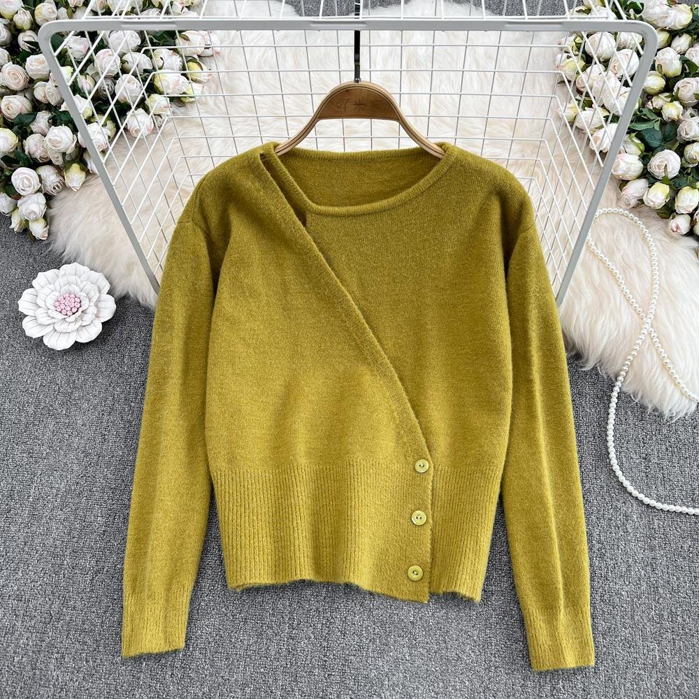 Sirva Woolen Button Top