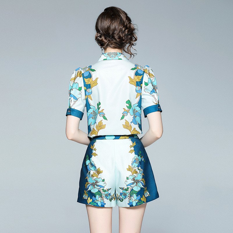 Pankh Dalsy Flower Printed Shirt And Short Set