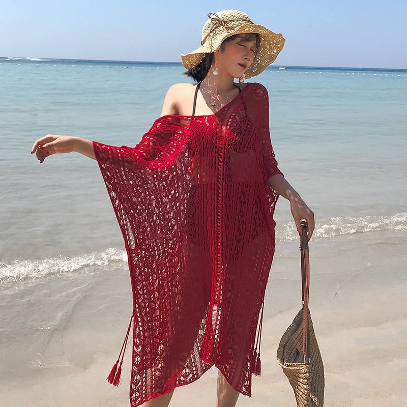 resty beach crocia coverup