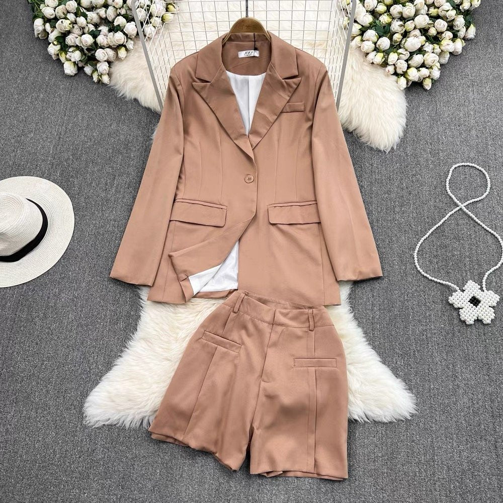 Pankh Gary Formal Blazer And Short Set