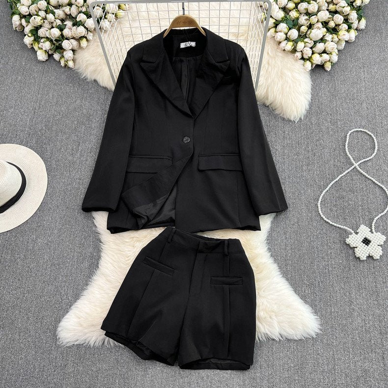 Pankh Gary Formal Blazer And Short Set