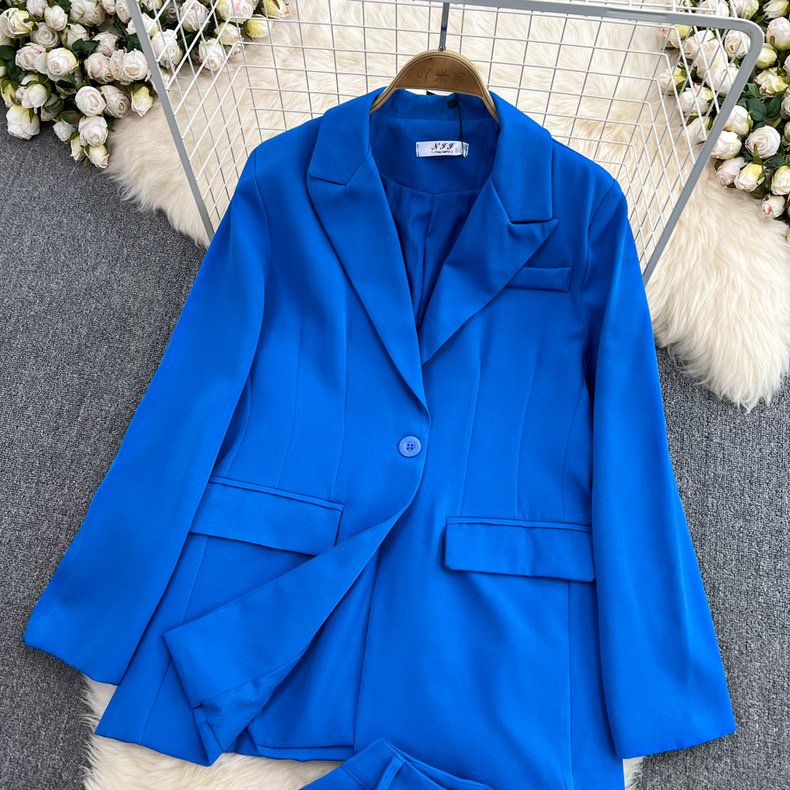 Pankh Gary Formal Blazer And Short Set