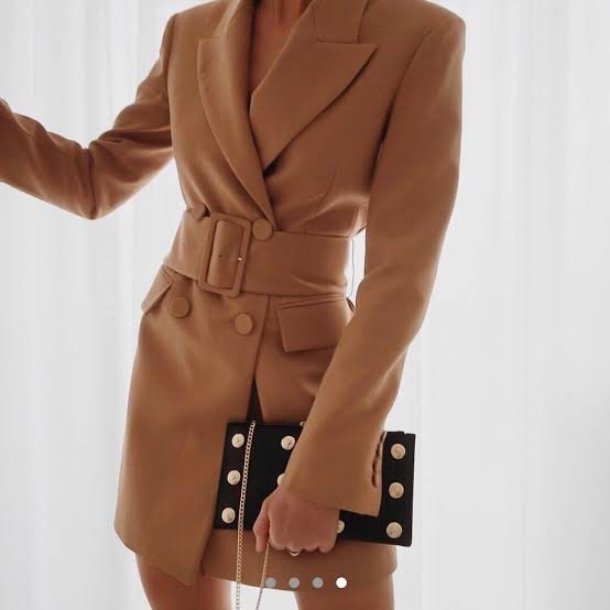 Zela Belted Blazer Dress