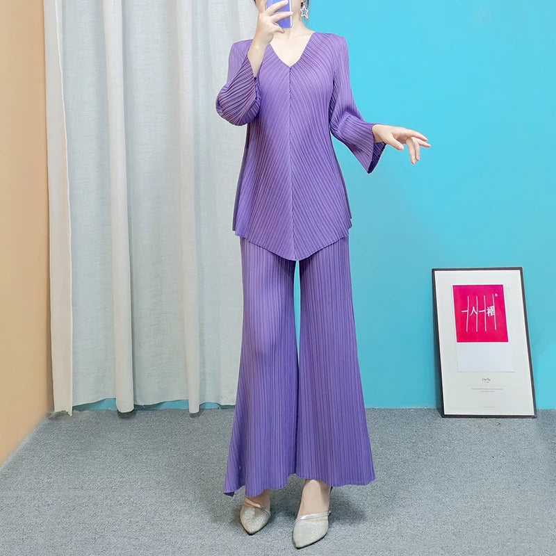 Pankh Kasio Pleated Coord