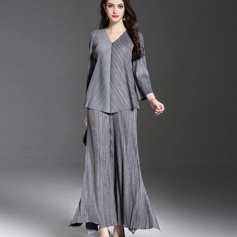 Pankh Kasio Pleated Coord