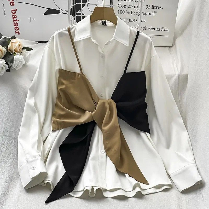 Pankh Adalira White Shirt With Bow
