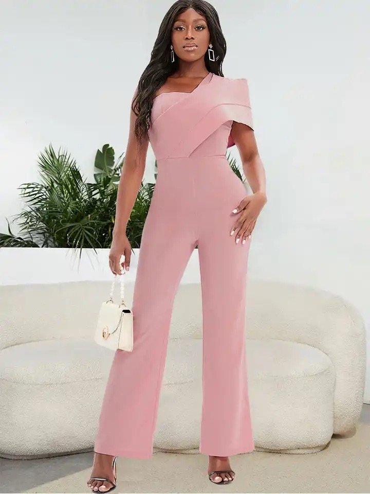 Pankh Kellan One Of Shoulder Wide Leg Jumpsuit