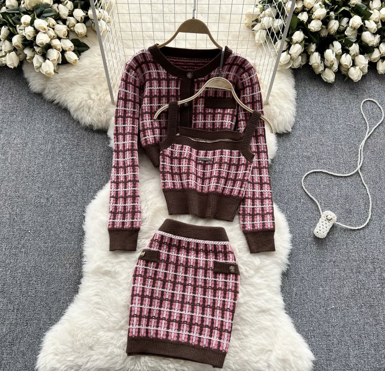 Pankh Franklin Three Piece Wool Coord Set