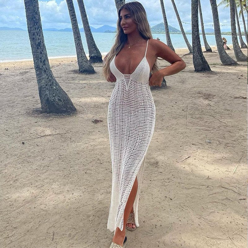 Nortika Long Crochet Beach Wear Dress