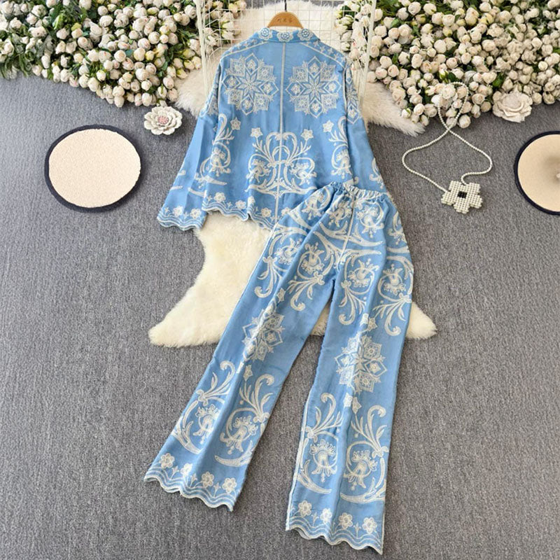 Pankh Edlin Cotton Embroidered Coord Set