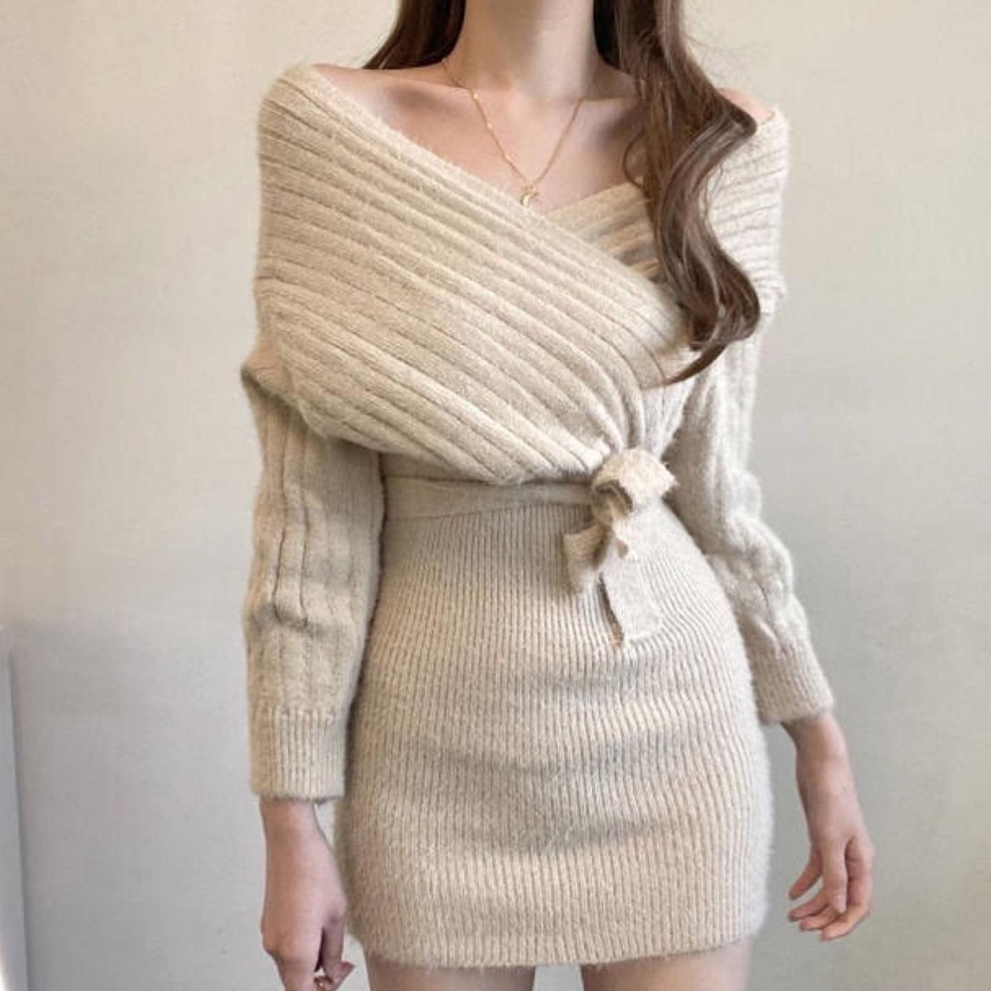 Ruzor Woolen knit Dress