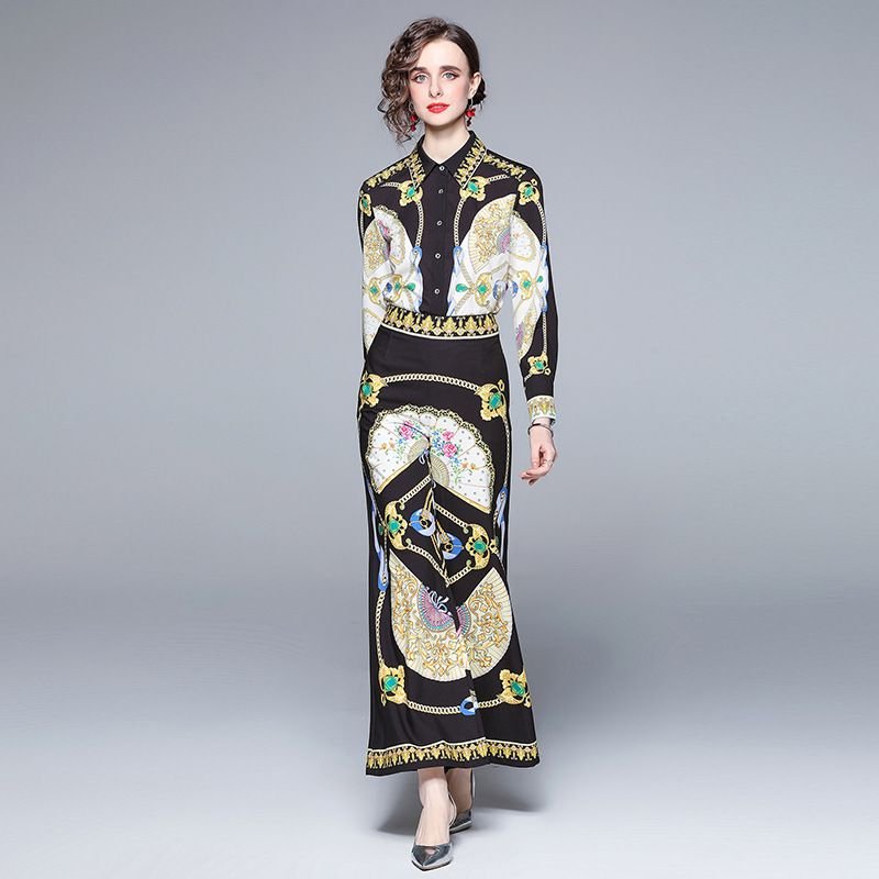 Pankh Jewel Printed Flaired Pant Coord