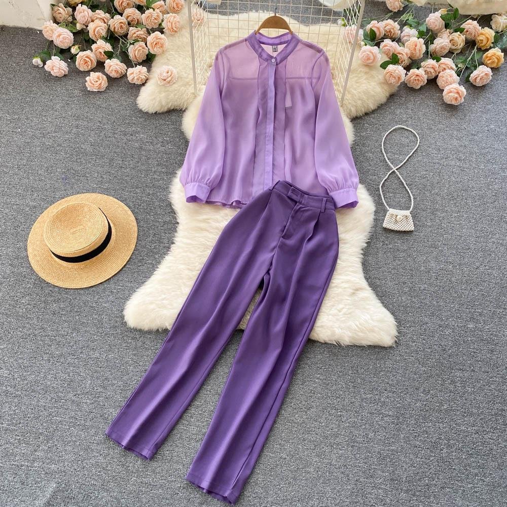 Pankh Modela Chiffon & Terelyene Coord