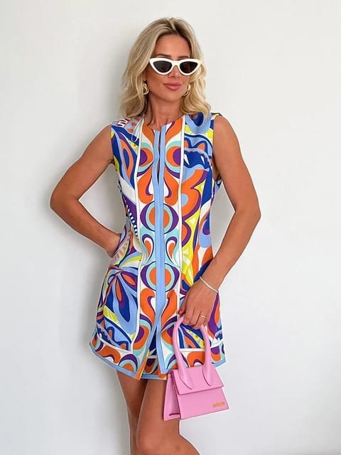 Pankh Ashley Printed Dress