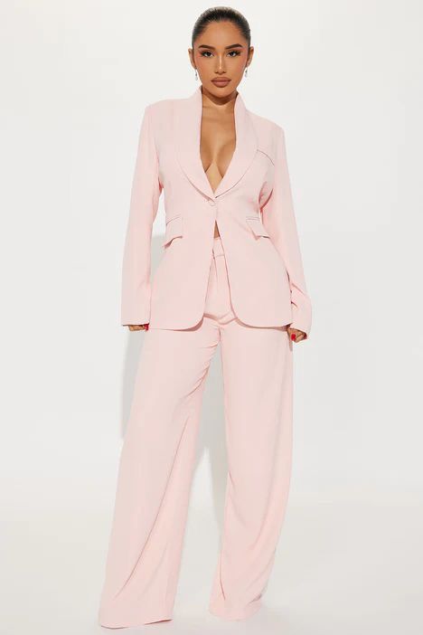 Pankh Declan Blazer Jacket and Wide Leg Pant Set