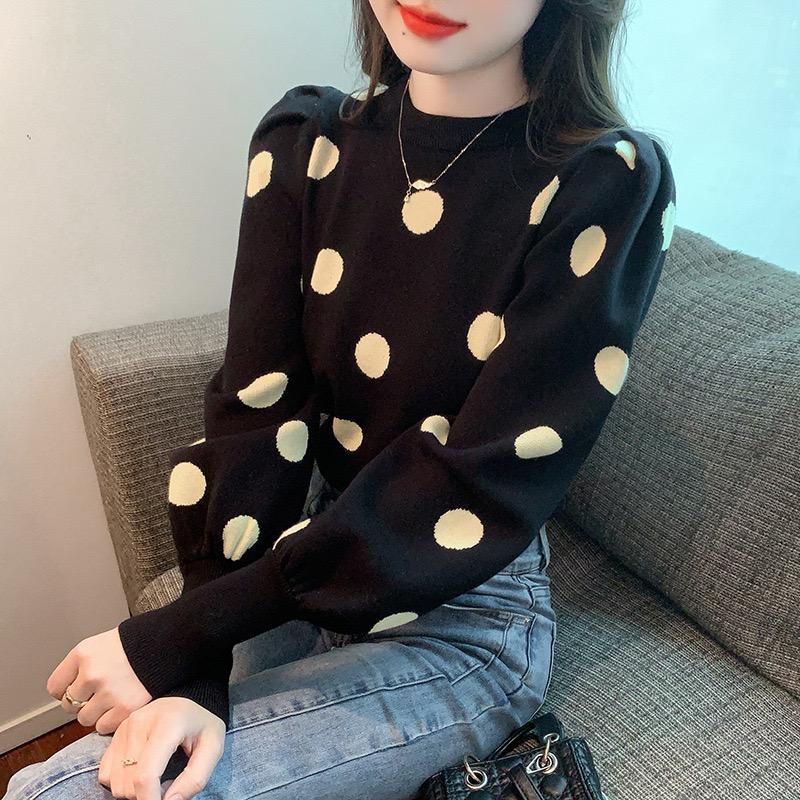 Pankh Aariz Polka Wool Top